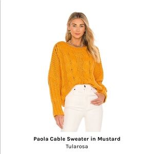 NWT Paola cable knit Sweater